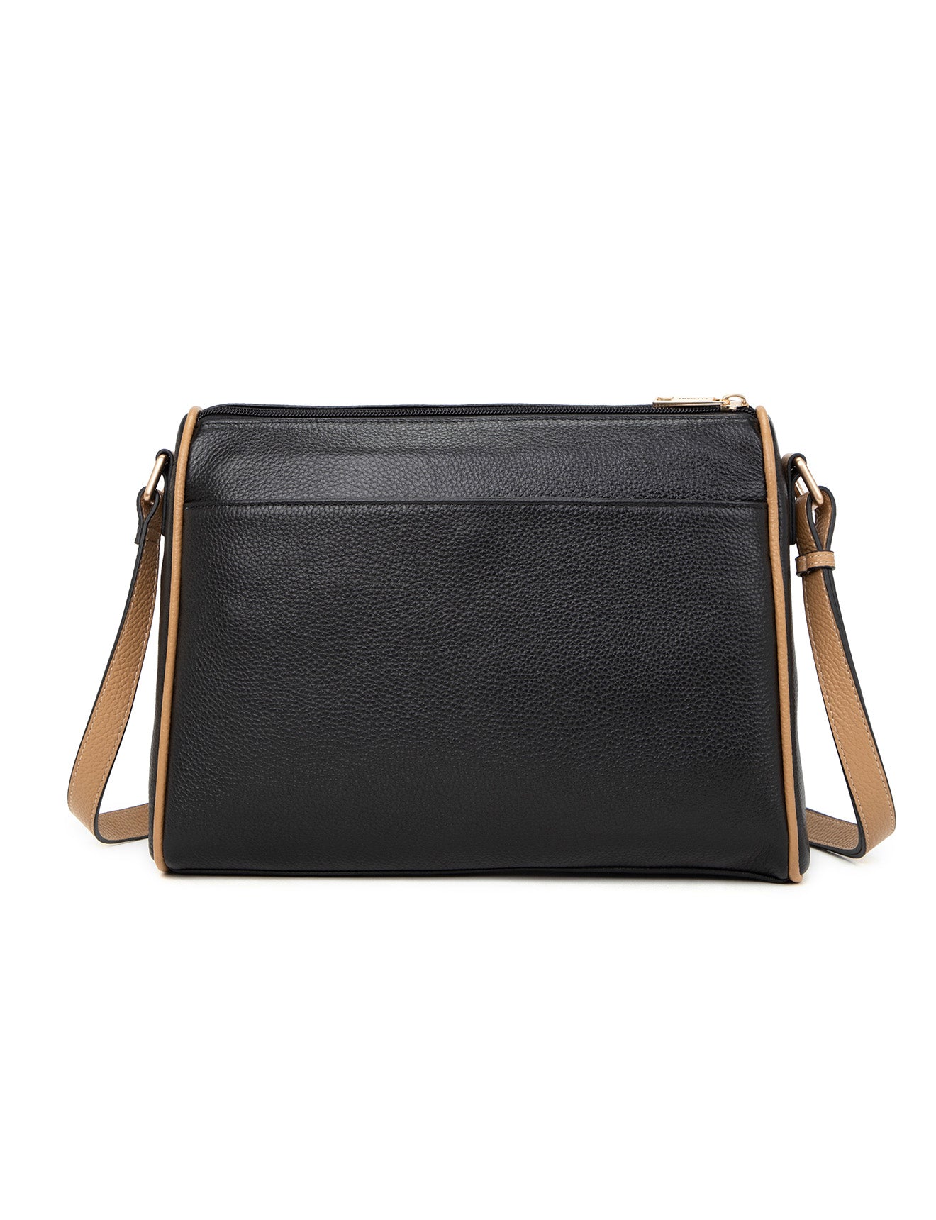 Elegant Katrina Multi Compartment Leather Xbody Bag