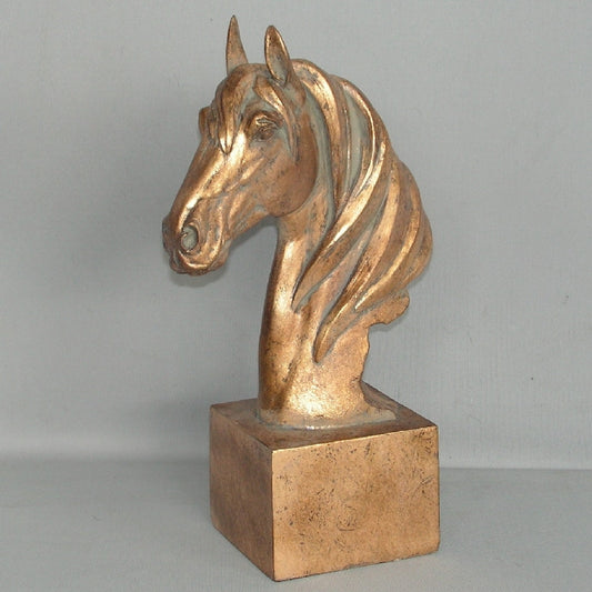 Gold Horse Head