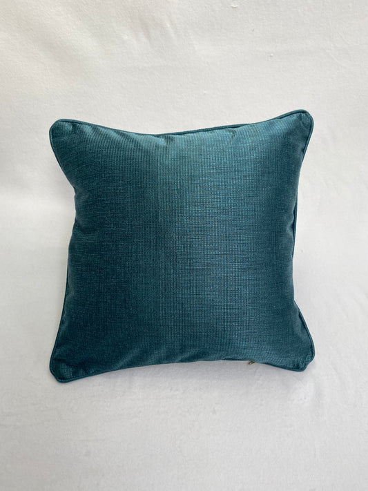 Teal square Cushion