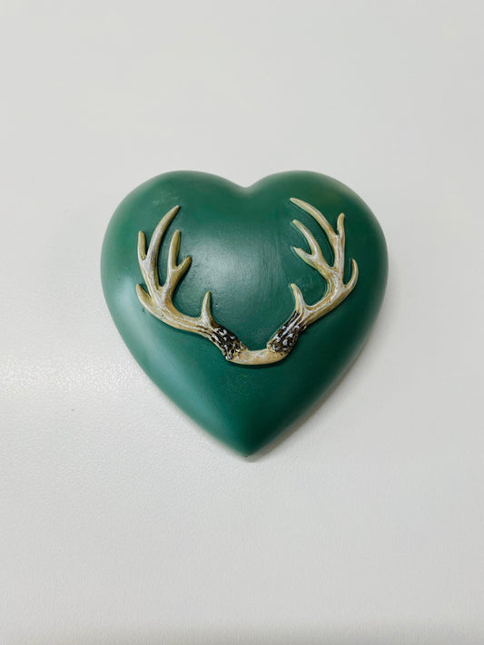 Stag Antlers Heart