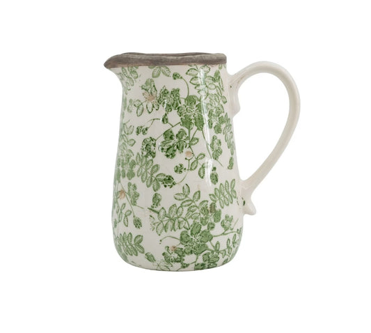 Floral Pitcher Large