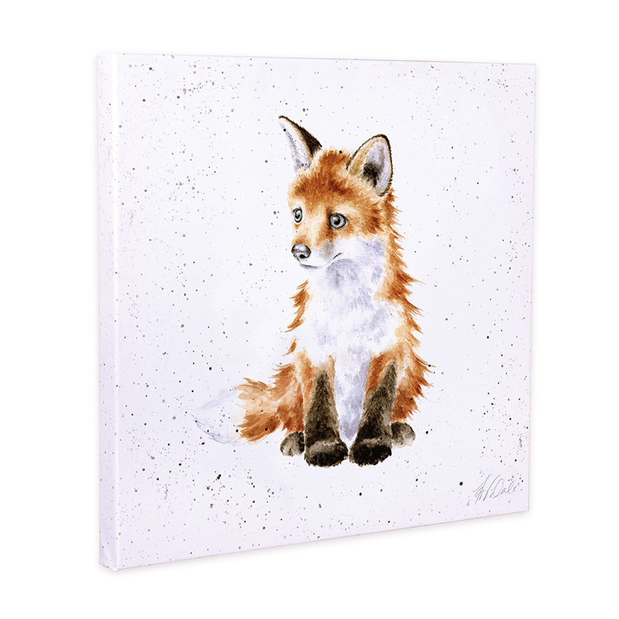 Stay Clever Little Fox Small Canvas