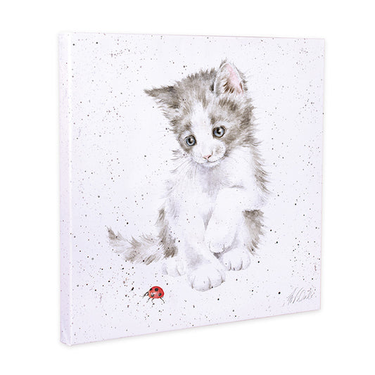 Ladybird and Kitten Small Canvas