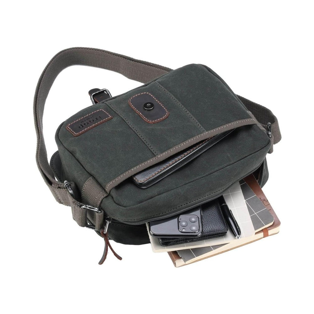 Nomad Small Cross Body Bag - Dark Green