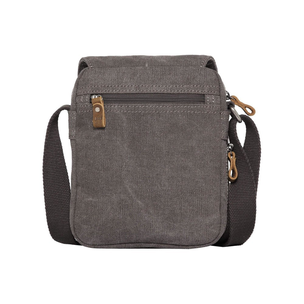 Troop Classic Small Flap Front Body Bag - Charcoal