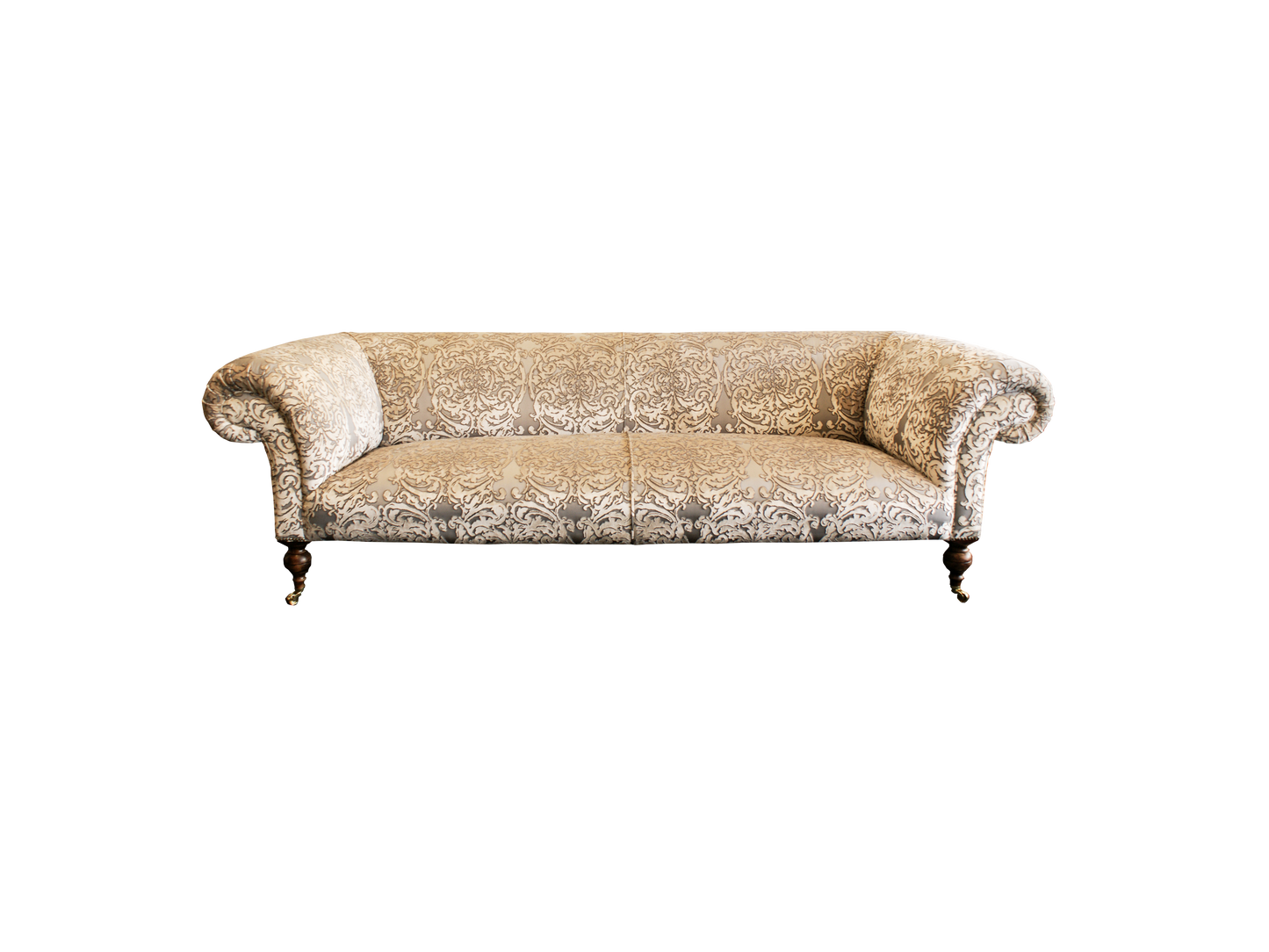 Custom made to order Splay Arm Chesterfield Sofa