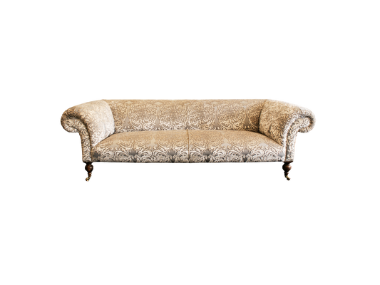 Custom made to order Splay Arm Chesterfield Sofa