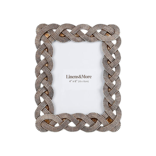 Grid Rope 4 x 6 Photo Frame